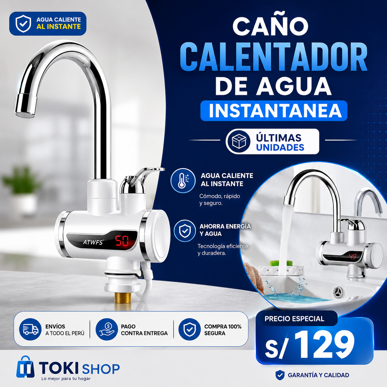CAÑO CALENTADOR DE AGUA