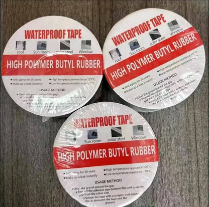 🛡️💧 PACK DE 03 CINTAS DE BUTILO IMPERMEABLE PREMIUM 🔥🏠