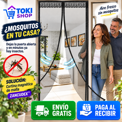 ZANCUDEX™ | CORTINA MAGNÉTICA ANTIMOSQUITOS