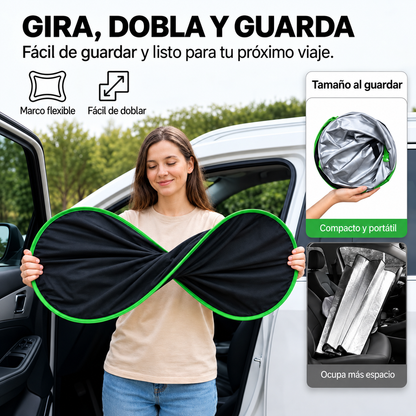 PARASOL PLEGABLE SIN VARILLAS NI VENTOSAS