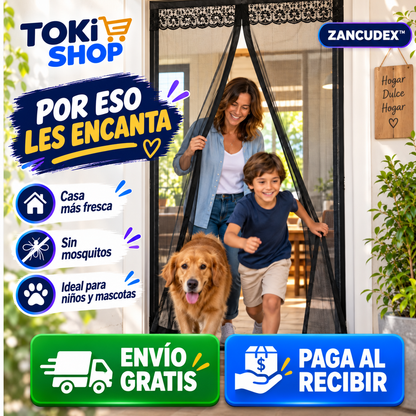 ZANCUDEX™ | CORTINA MAGNÉTICA ANTIMOSQUITOS